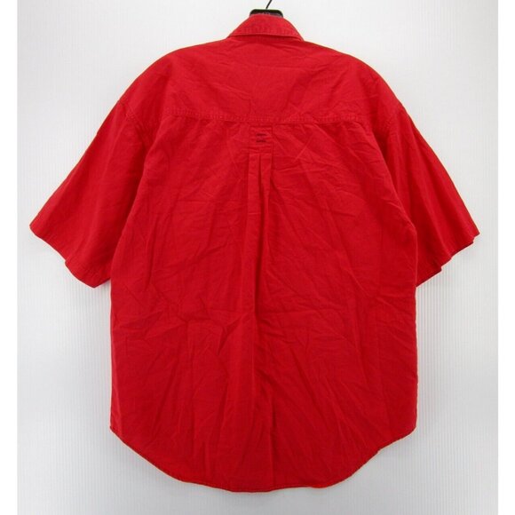 VINTAGE IOU Shirt Medium Button Down Pockets Camp Limited Edition Retro - Picture 6 of 10